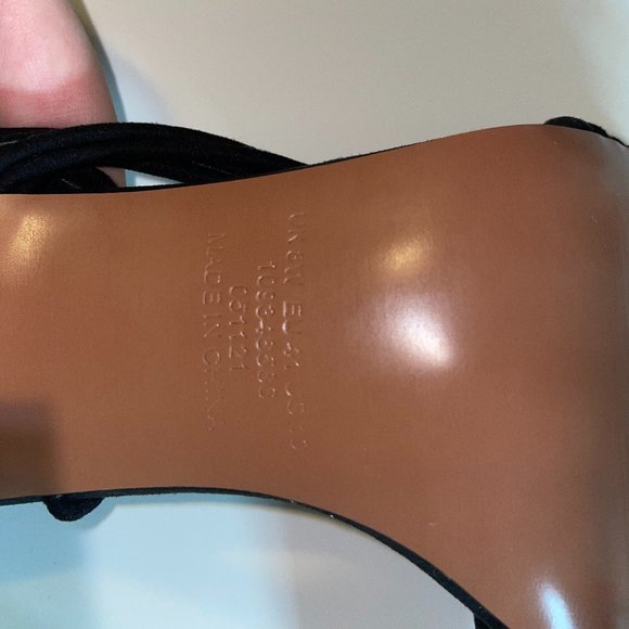 NEW ASOS Strappy Black Heels, Wide Fit, Size 10 - Picture 3 of 4